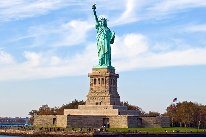 Experience the iconic Statue of Liberty and immersive history of Ellis Island guided by a local expert enhancing your journey through New York City's rich heritage.